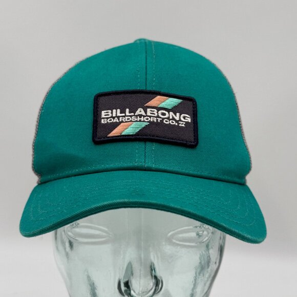 Billabong Boardshort Co Hat Snapback Cap One Size Adjustable Trucker Mesh - Picture 1 of 10